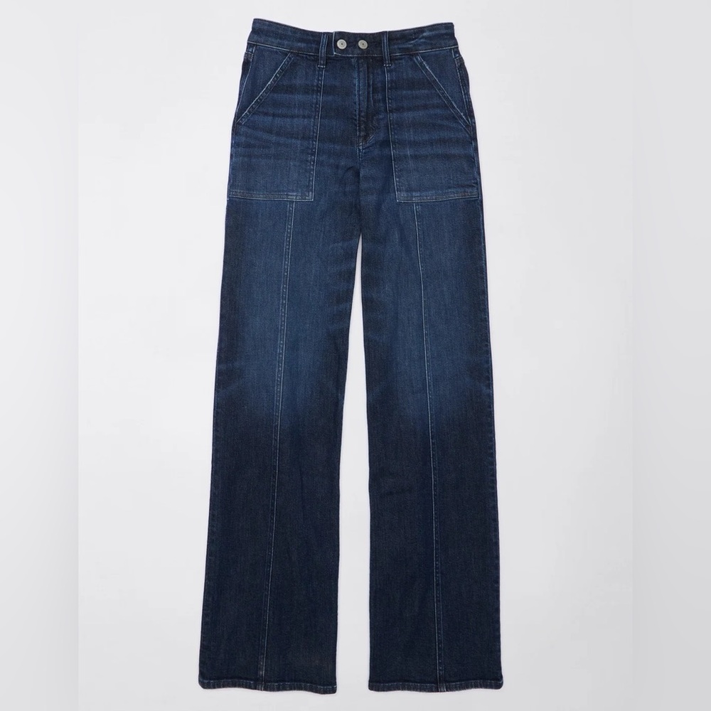 American Eagle Outfitters Dark Blue Flare Jeans